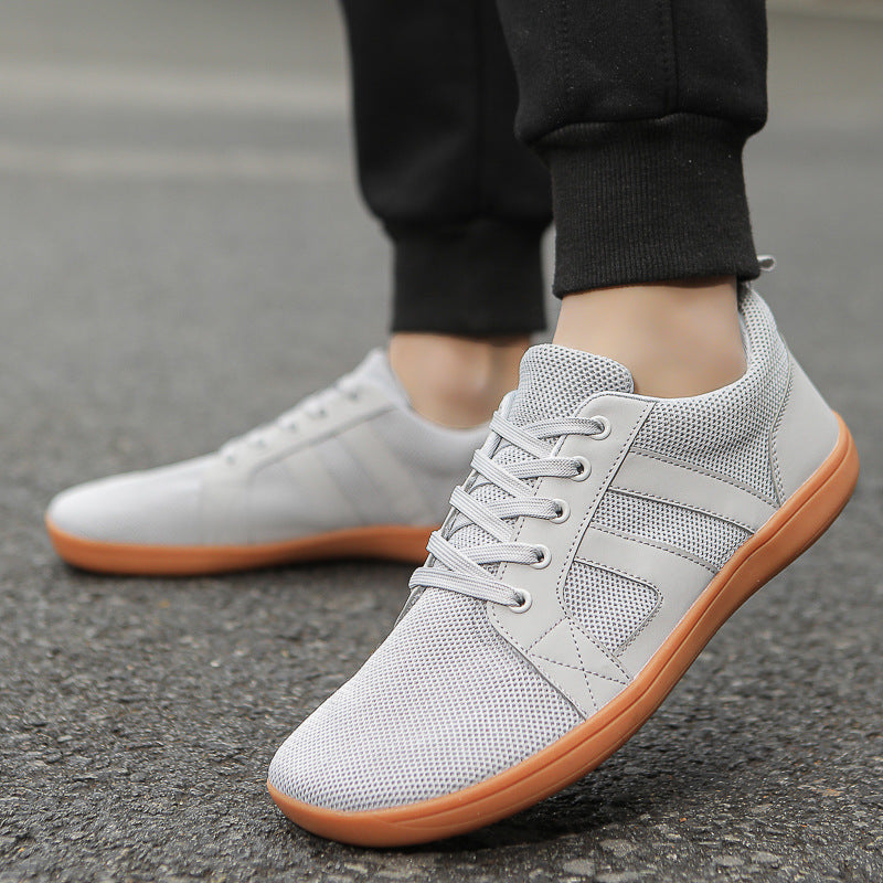 Couple Breathable Lace-up Mesh Shoes Casual Walking Sneakers Men Non-slip Running Sports Shoes Women