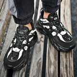 Ins Super Fire Paris Old Shoes Men And Women Trend Korean Version Of The Wild Net Red Putian Poisonous Thick-soled Casual Sneakers