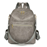 PU Backpack Travel Large Capacity