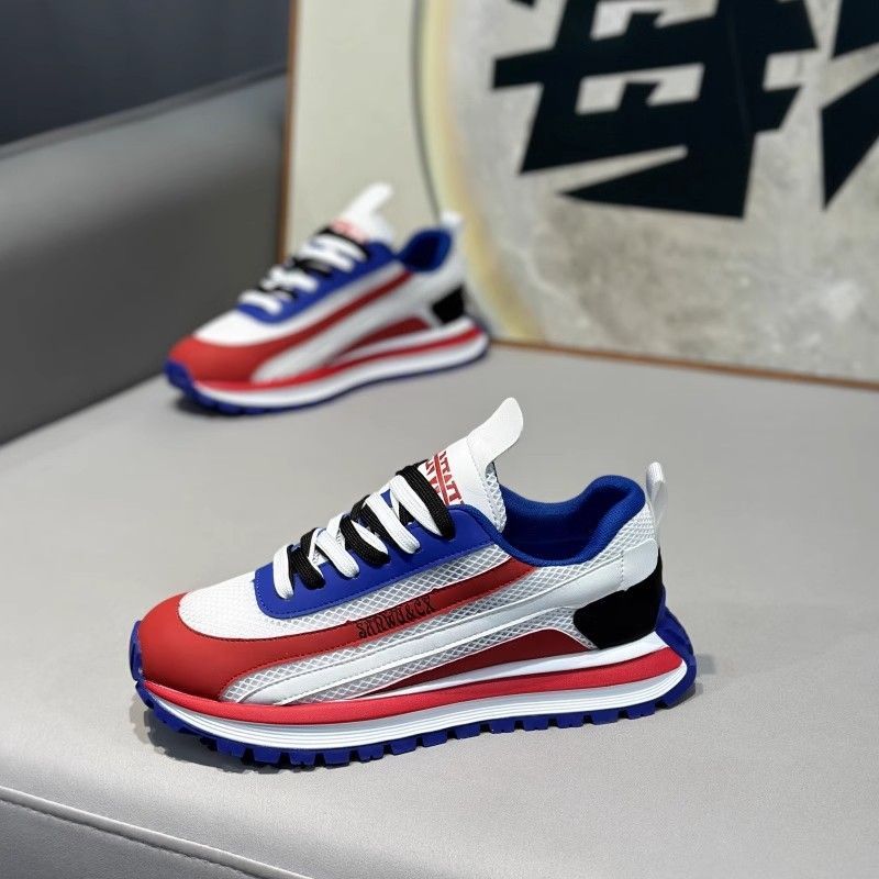 Wear-resistant Casual Thick-soled Height-increasing Sneakers For Men