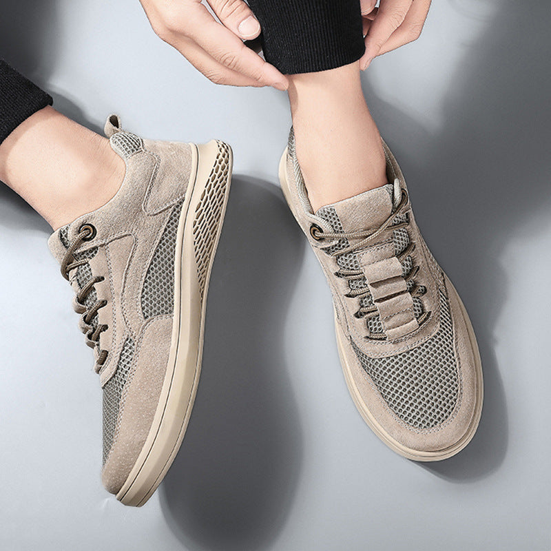All-match Mesh Sports Casual Retro Sneakers Men