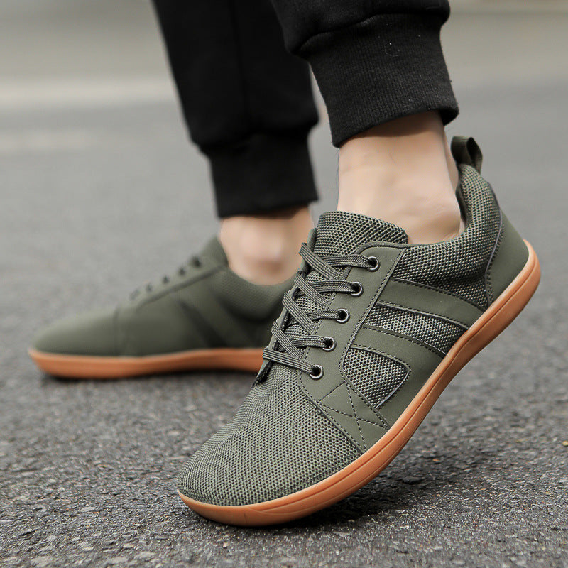 Couple Breathable Lace-up Mesh Shoes Casual Walking Sneakers Men Non-slip Running Sports Shoes Women