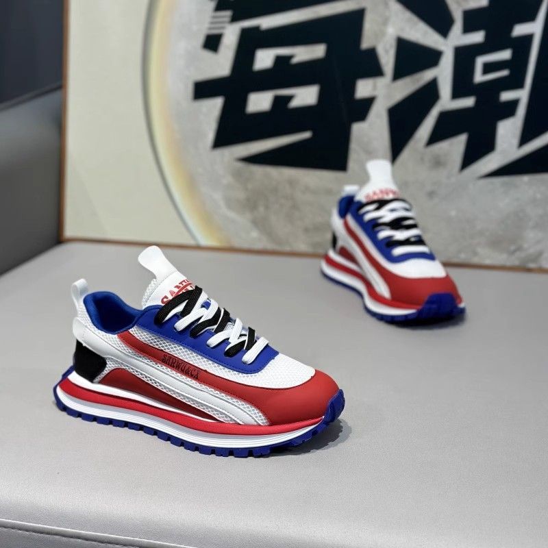 Wear-resistant Casual Thick-soled Height-increasing Sneakers For Men