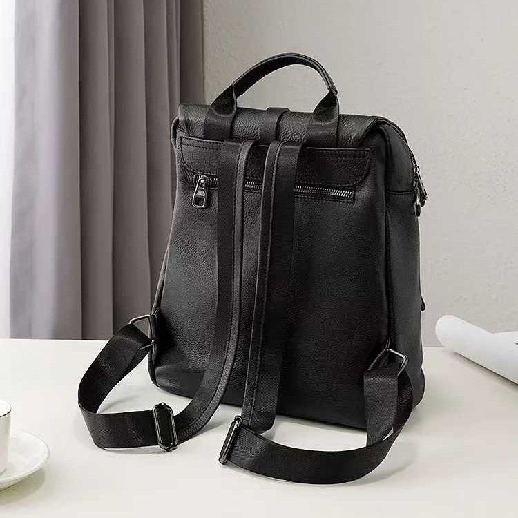 Solid Color Large Capacity Backpack