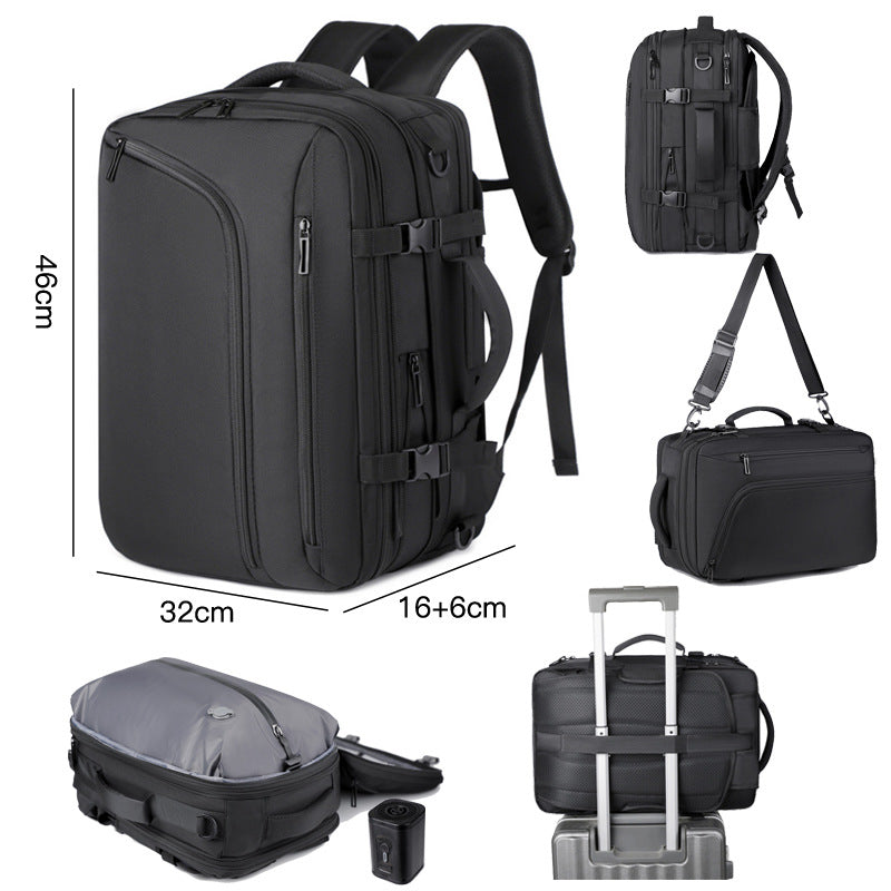Vacuum Compression Backpack Simple Large Capacity